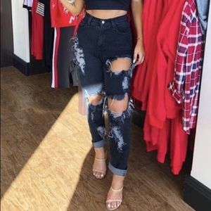 Laura’s boutique mom jeans